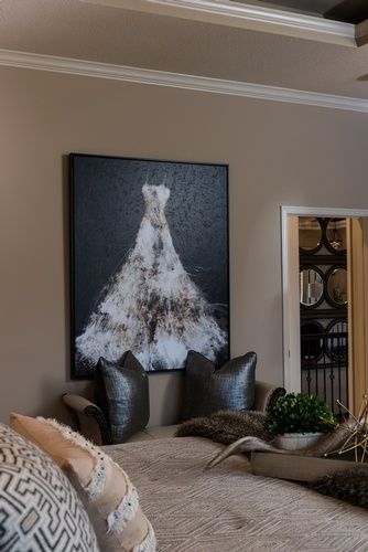 Wall Art in Bedroom in Kansas City by R Designs, LLC
