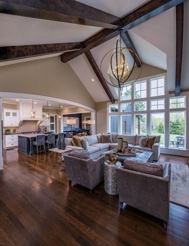 Modern Living Room Interior Design by R Designs, LLC - Interior Designer in Kansas City