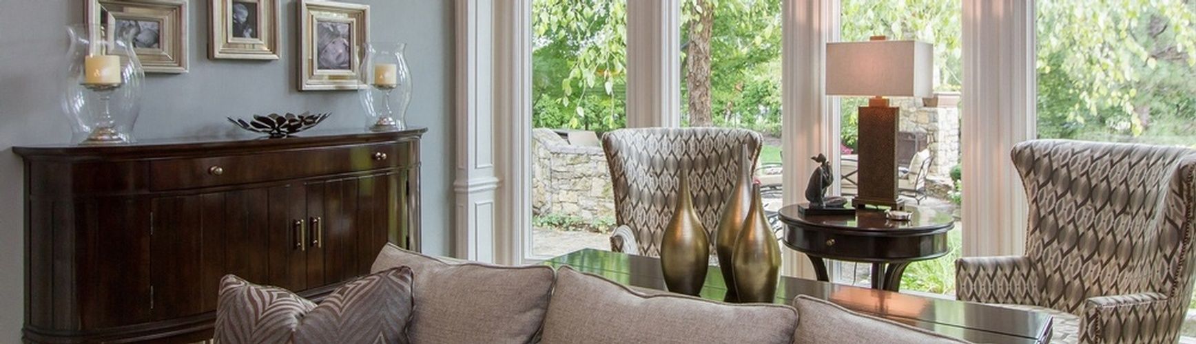 Living Room Interior Decor by R Designs, LLC - Interior Design Kansas City
