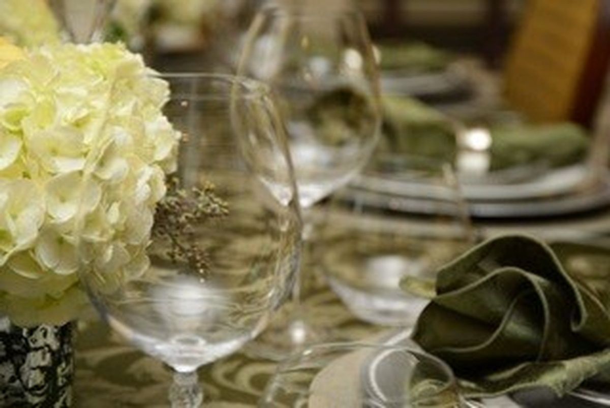 The holiday table